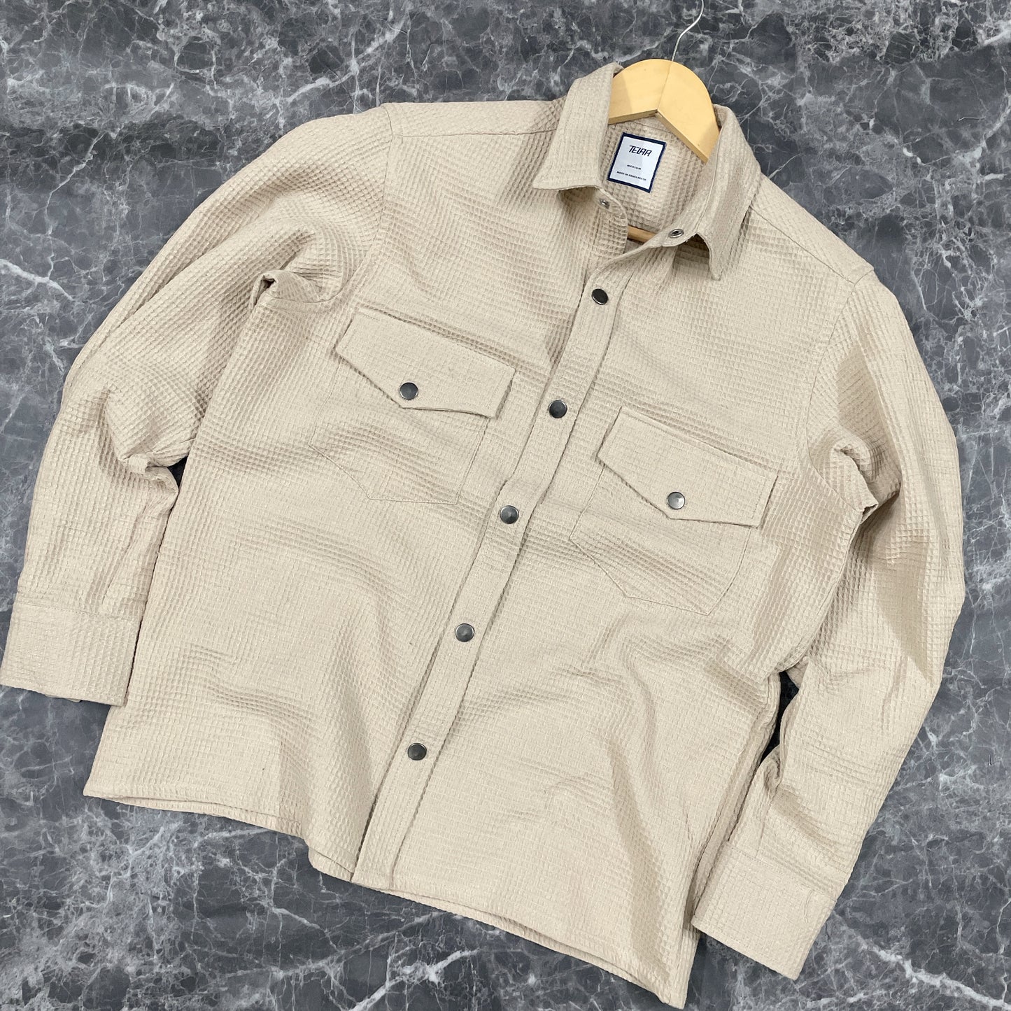 Men’s Waffle Over Shirt