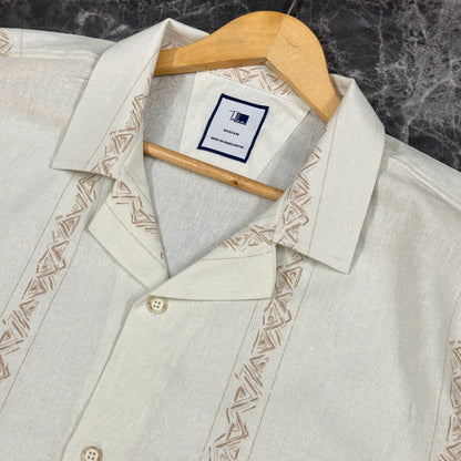 Half Sleeve Cuban Shirt | Dune