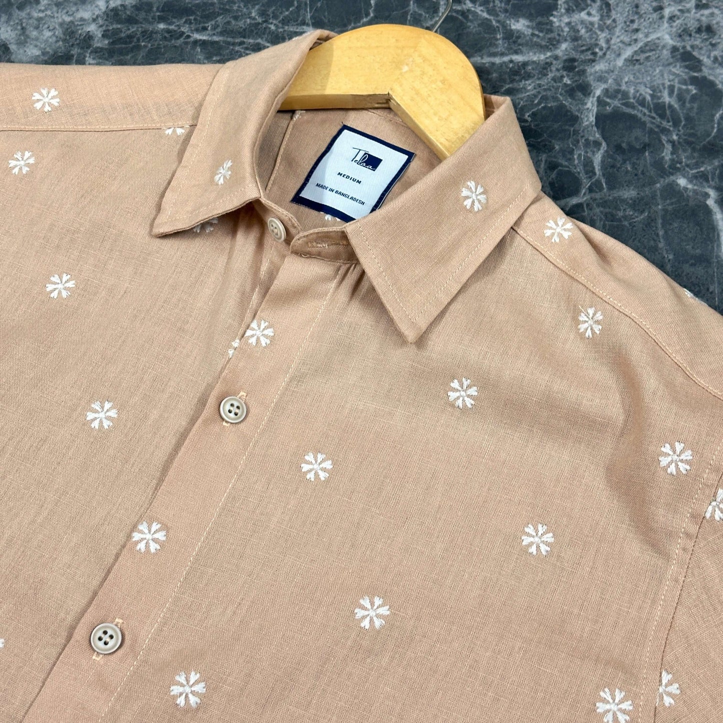 Half Sleeve Shirt | Peach