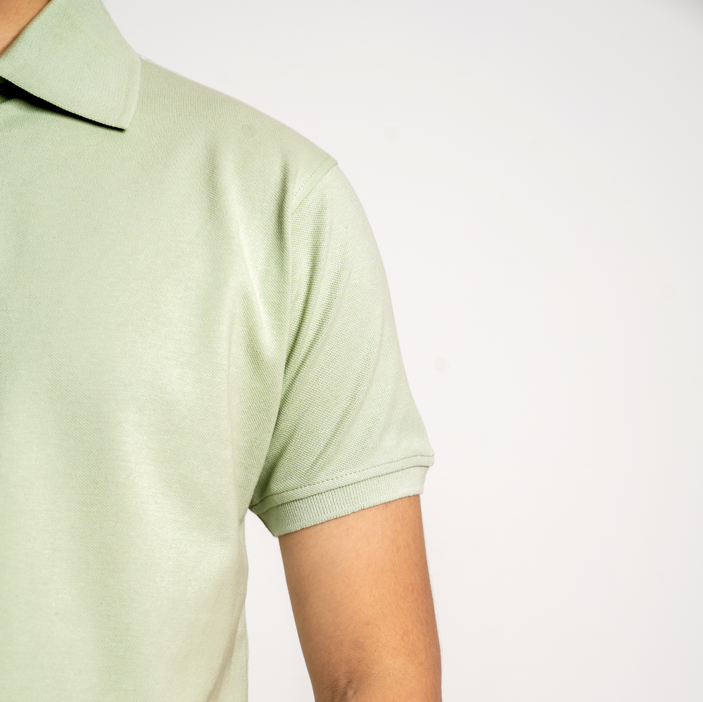 Basic Polo Mint Green