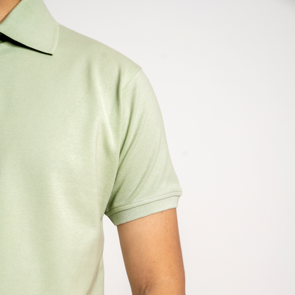 Basic Polo Mint Green